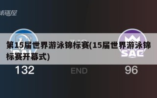 第15届世界游泳锦标赛(15届世界游泳锦标赛开幕式)