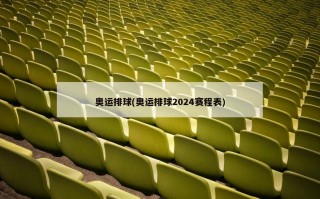 奥运排球(奥运排球2024赛程表)